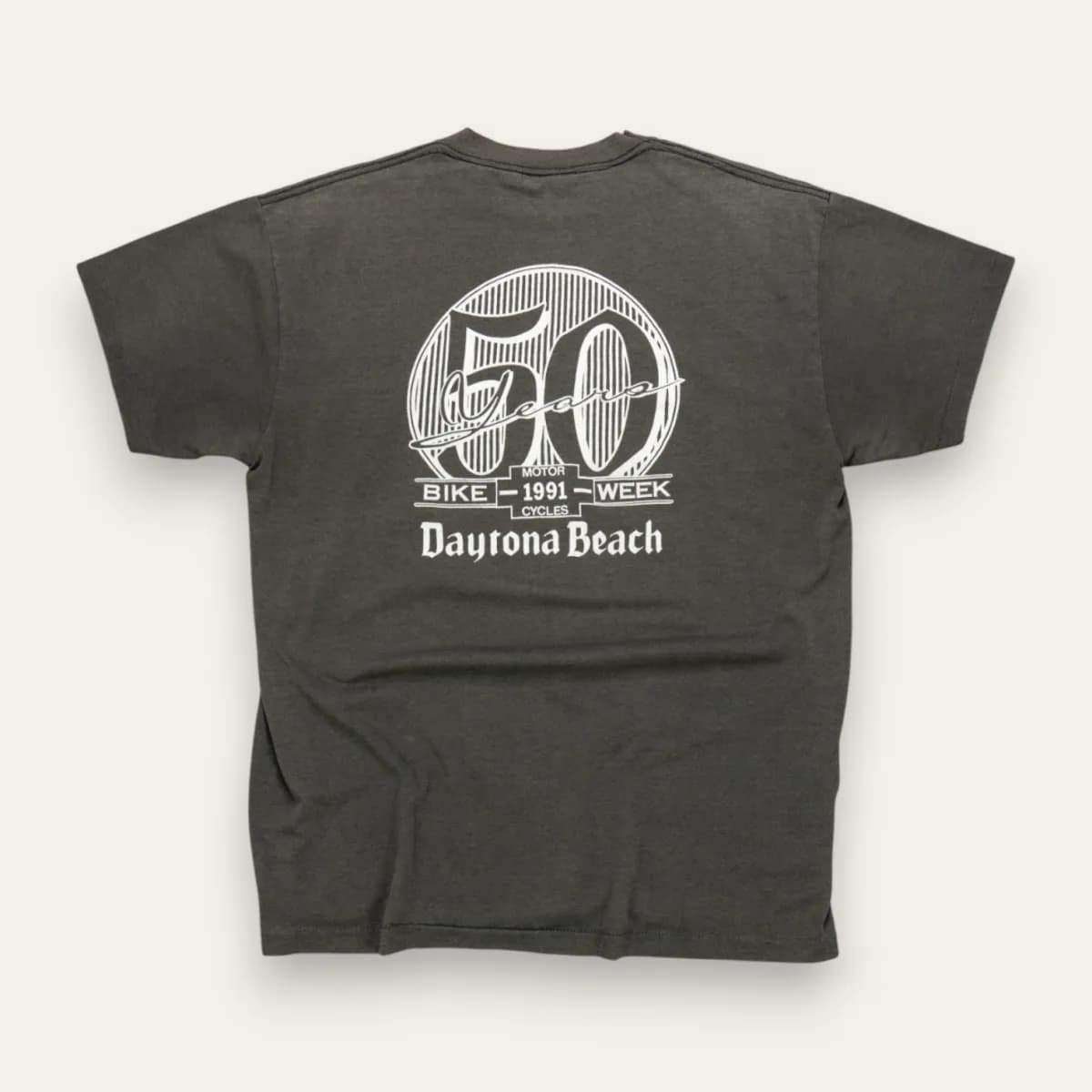 1990 3D Emblem The Last Biker On Early Harley Davdison - XL alternate view