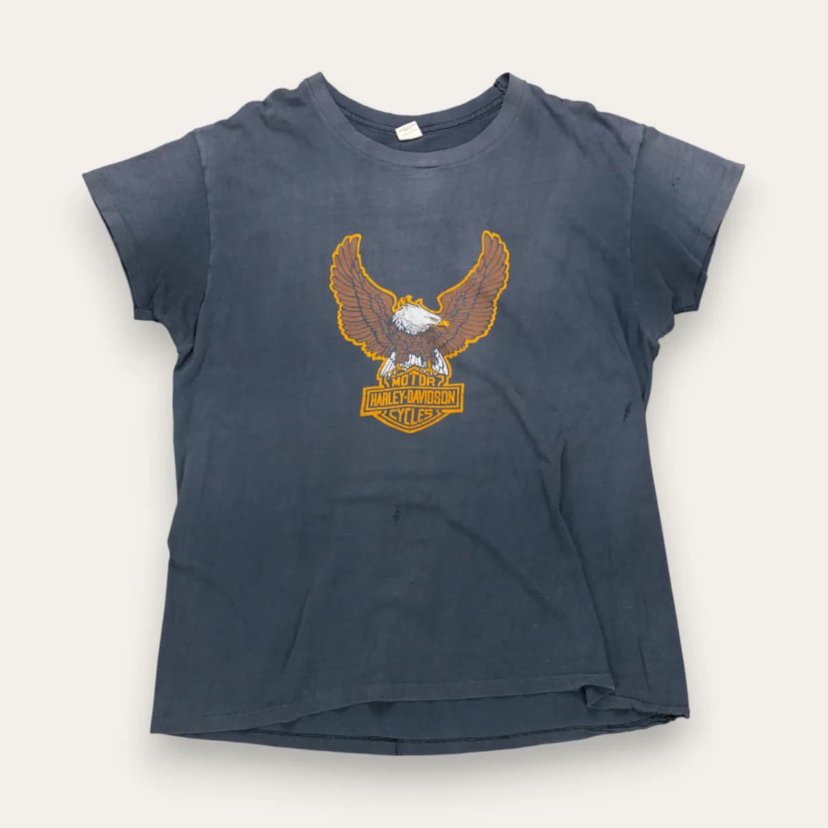 70s Harley Davidson Eagle Emblem Riverside - XL